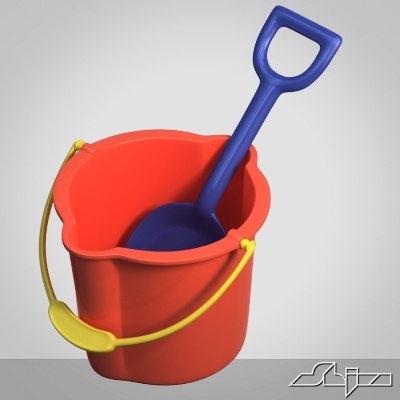 toy bucket and shovel