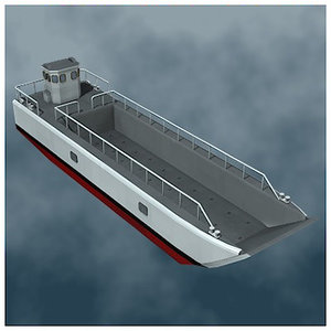 lcm landing craft mechanized 3d 3ds