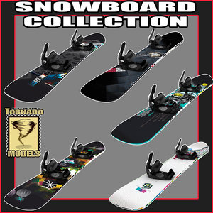 snow board snowboard 3d model