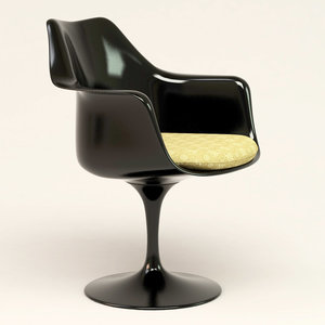 tulip chair 3d model