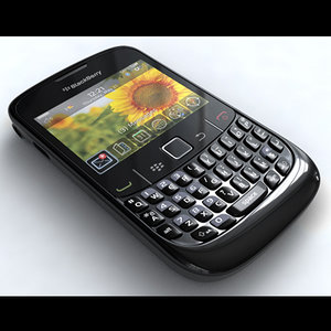 3d blackberry curve 8520 model