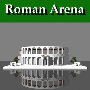 roman arena 3d model