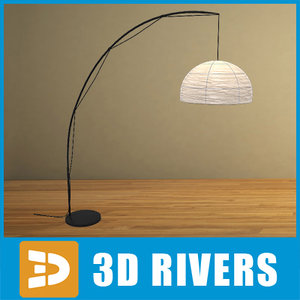 floor lamp lights 3d model