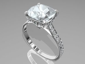3dsmax diamond ring