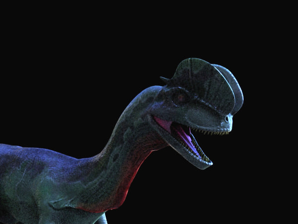 dilophosaurus with frill