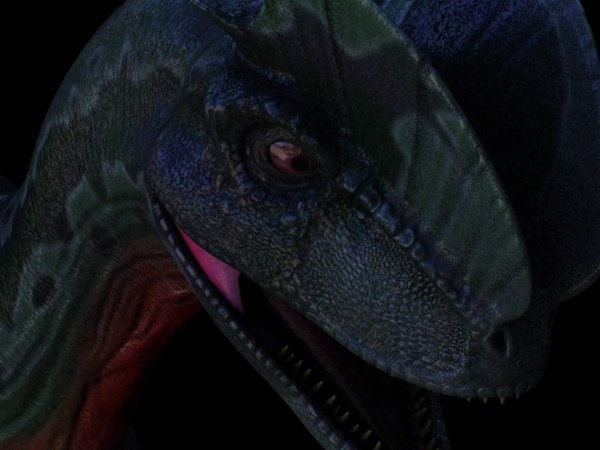 dilophosaurus with frill