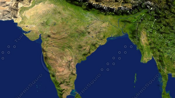 maps india 3d max