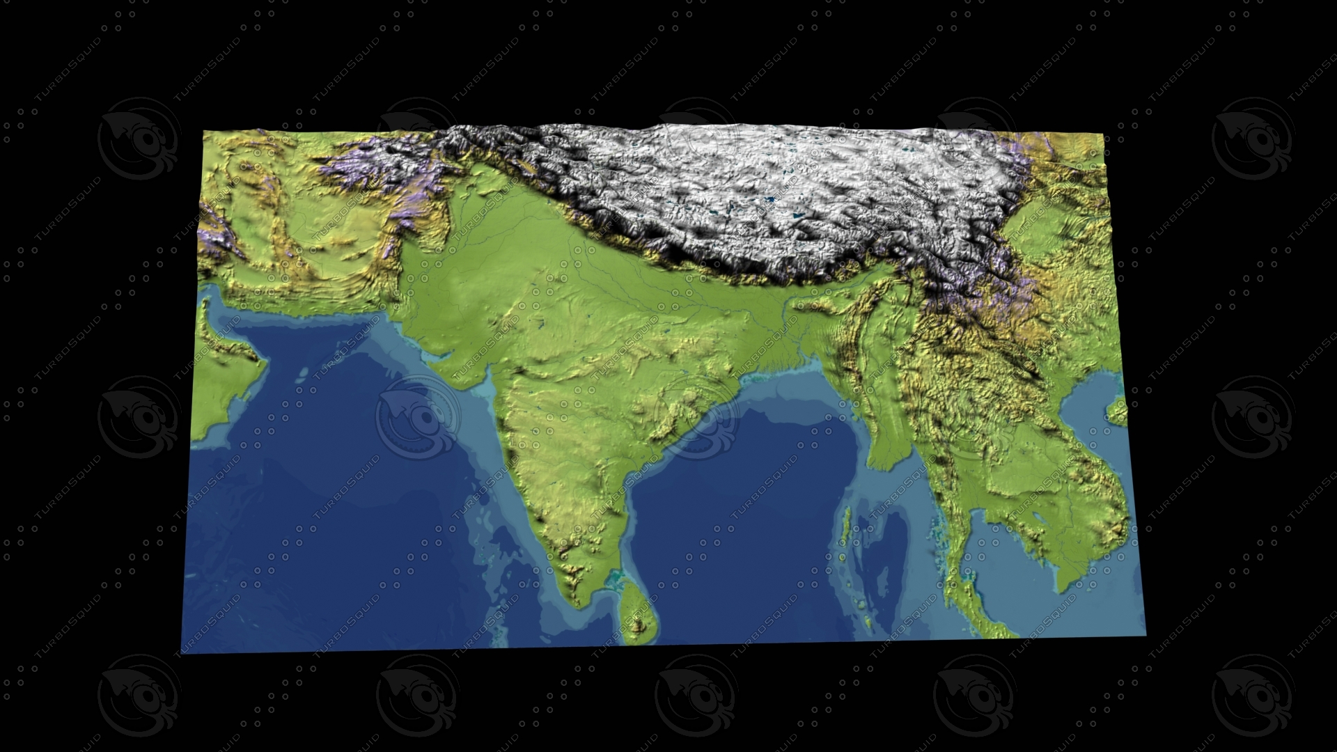 Maps India 3d Max