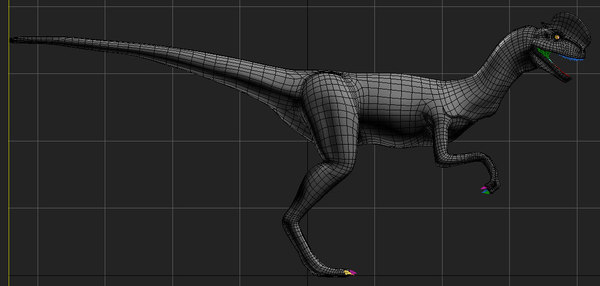 dilophosaurus frill