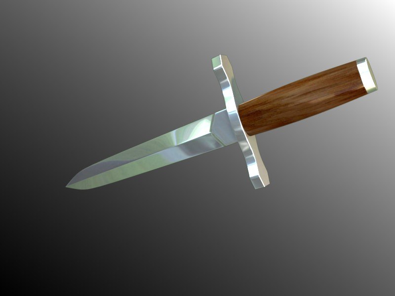 3d model dagger