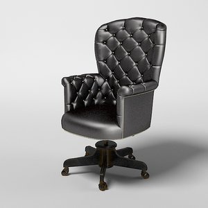 3d model of bianchini office chair