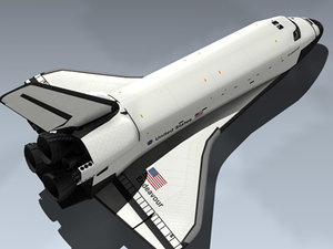 3d model space shuttle endeavour