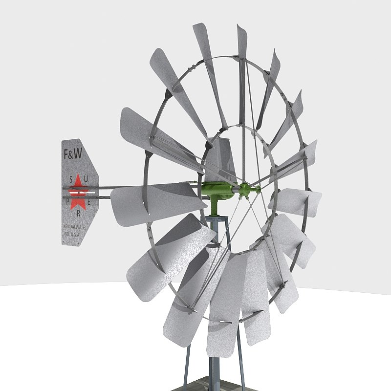 3d wind powered pump