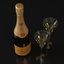 bottle champagne veuve clicquot 3ds