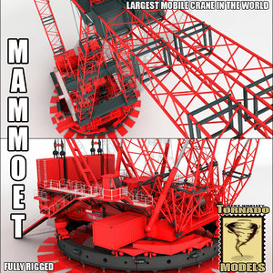 3d max largest mobile crane world