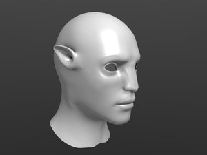 avatar head 3d model
