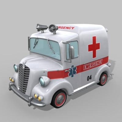 mercedes ambulance toy