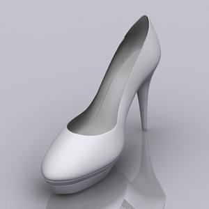 women shoe 3d model