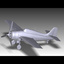 grumman f4f wildcat aircraft 3d model