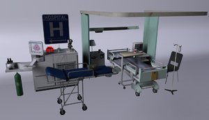 hospital lab 3d model
