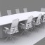 3d chairs office table
