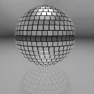mirrorball disco 3d model