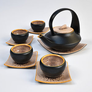 tea set 3d model