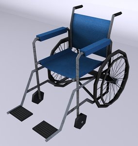 wheelchair 3d model