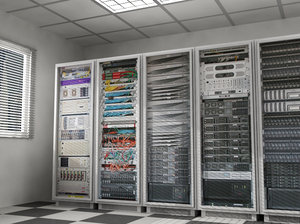 server racks 3d model