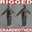 3d grandmother v5 rigged