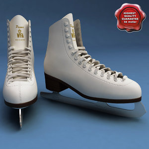 3d model of ice skates wifa prima