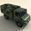 3d mercedes-benz unimog u1300l v2