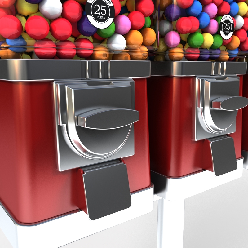 gumball machine 3d model