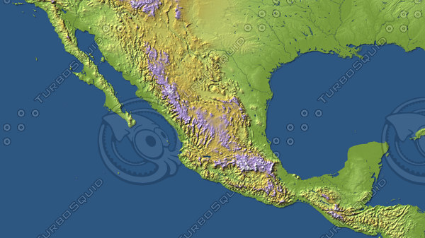 mexico maps 3d max