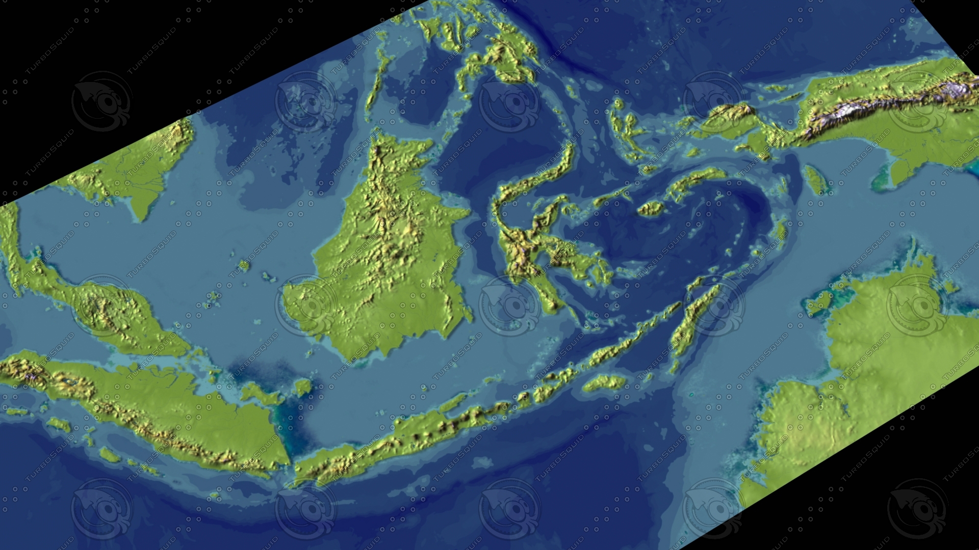 3d indonesia maps