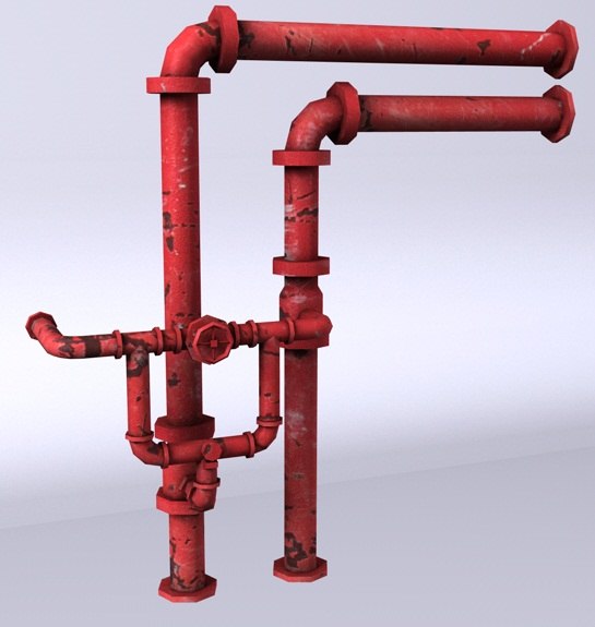 Plumbing Pipe 3d Model