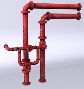 plumbing pipe 3d model