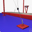 gymnastics equipment 3d model