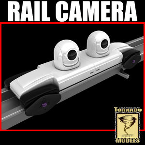 rail camera 3d model