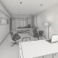 3ds max guest room hotel c