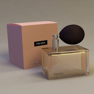 3d model prada perfume