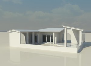 house coast architecture 3d model