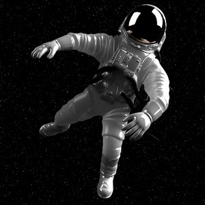 astronaut astronaught 3d 3ds