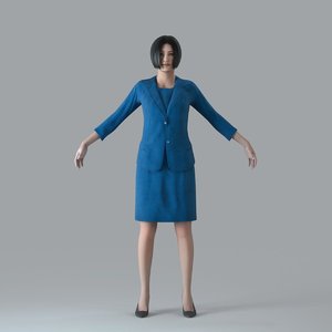 3d axyz character human model