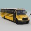 3d school bus c2