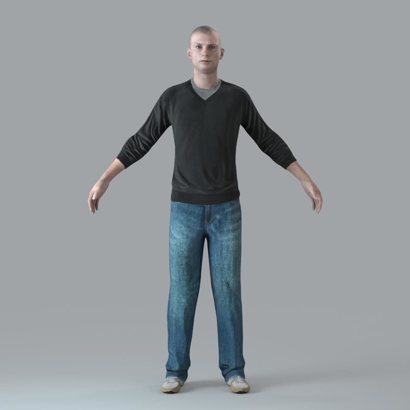 3d human model for drawing online