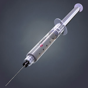 syringe 3d model