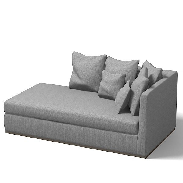 Flexform Sofa Modern Contemporary Chaise Lounge