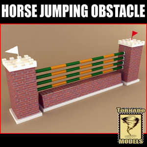 horse jumping obstacle max