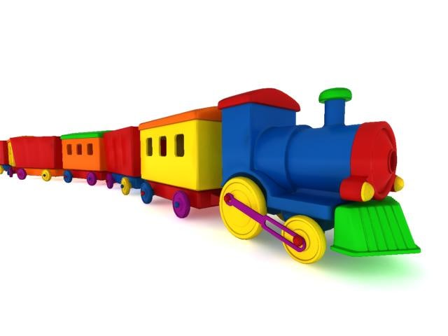 a toy train